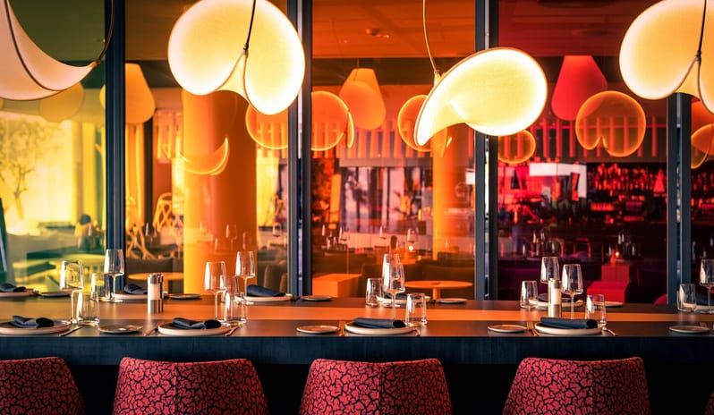 W BARCELONA - FIRE TABLE VIEW